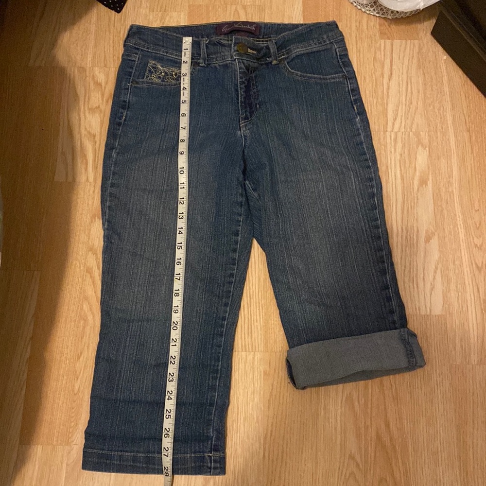 Denim capris